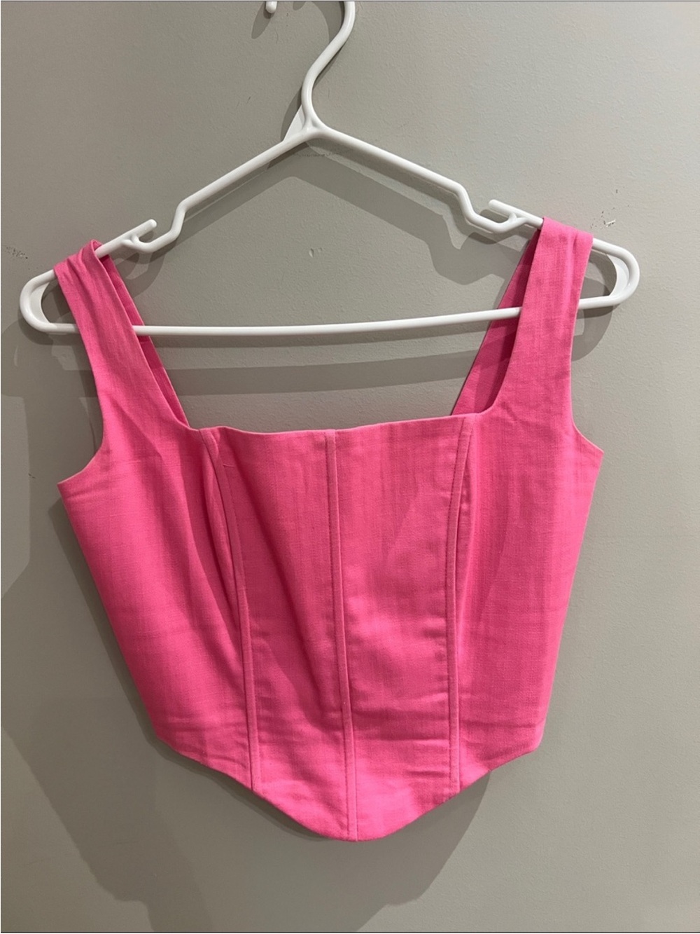 PEPPERMAYO HOT PINK CORSET TOP